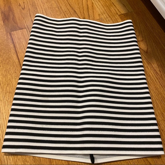 Pleasure Doing Business Bandage Striped Skirt - Picture 2 of 7